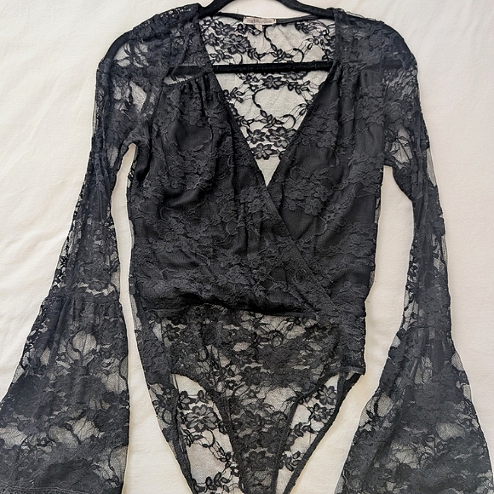 Black Lace Top